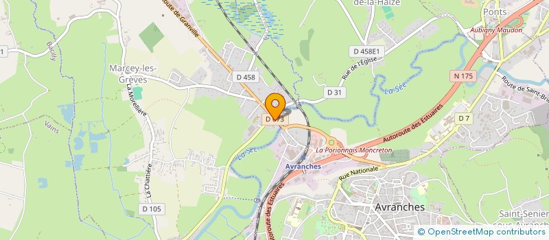 localisation de l'entreprise MIAM ETC  MARCEY-LES-GREVES