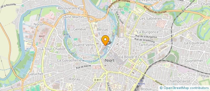 localisation de l'entreprise MIAM MIAM CROC CROC  NIORT