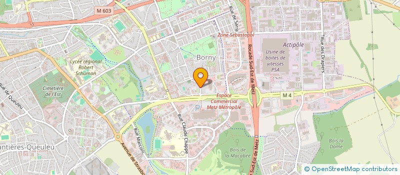 localisation de l'entreprise MIAM-MIAM FOOD  METZ