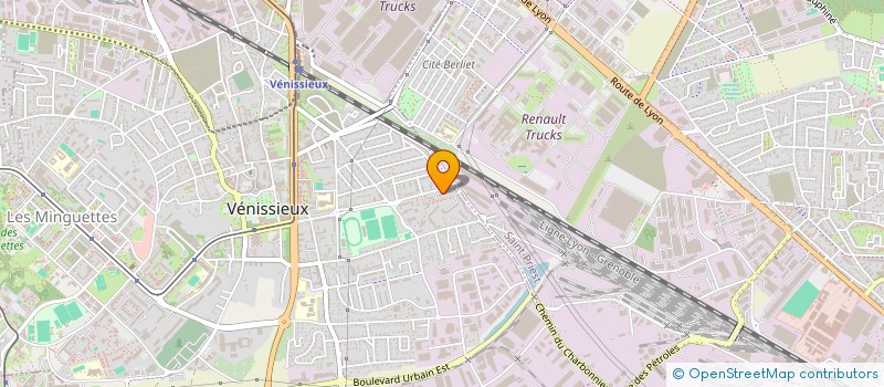 localisation de l'entreprise MIAM PIZZA à VENISSIEUX