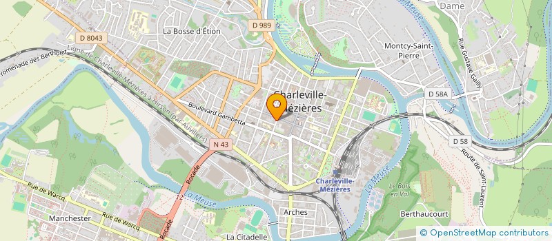 localisation de l'entreprise MIAM'S  CHARLEVILLE-MEZIERES