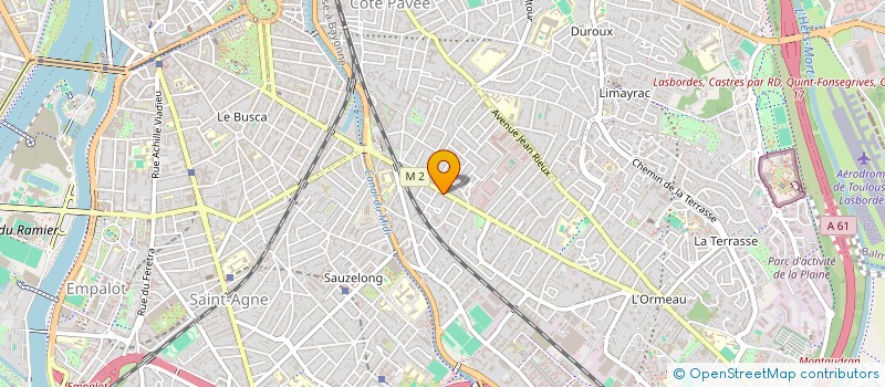 localisation de l'entreprise MIAM'S PIZZA  TOULOUSE