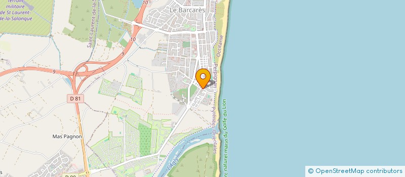 localisation de l'entreprise MIAM SALAD  LE BARCARES