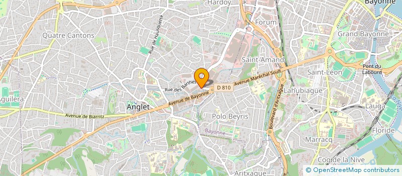 localisation de l'entreprise MIAM SUSHI à ANGLET