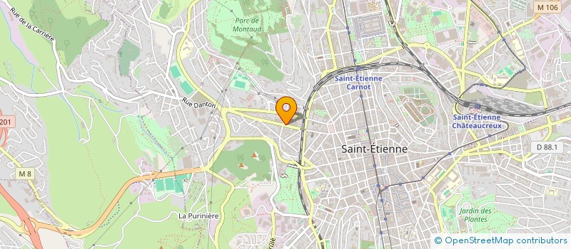 localisation de l'entreprise MIAME  SAINT-ETIENNE