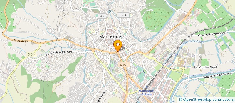 localisation de l'entreprise MIAMI COIFFURE à MANOSQUE