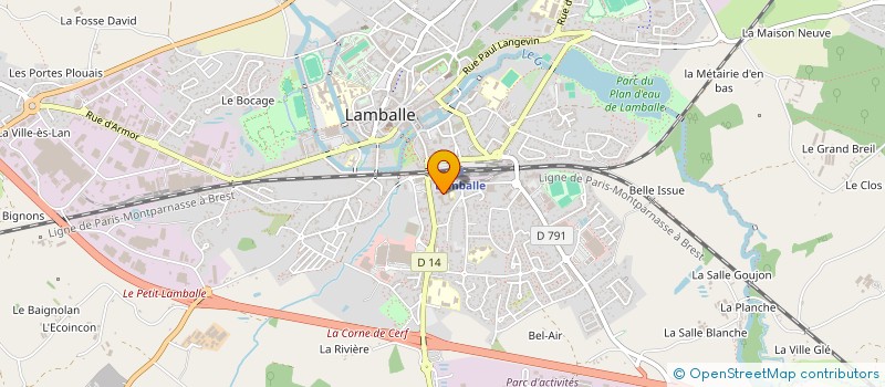 localisation de l'entreprise MIAMI INVEST à LAMBALLE-ARMOR
