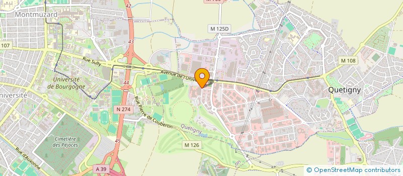 localisation de l'entreprise MIAMI'S à QUETIGNY