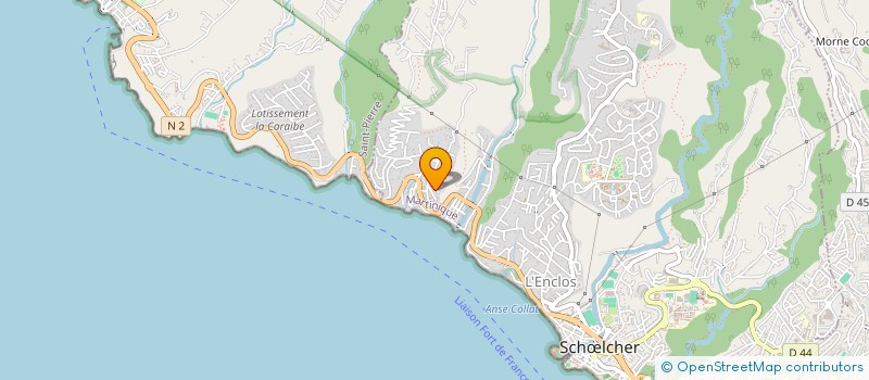 localisation de l'entreprise MIAMI SPORT CAFE SARL C.V  SCHOELCHER