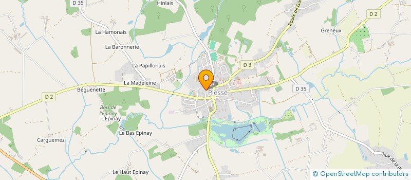 localisation de l'entreprise MIANA  PLESSE