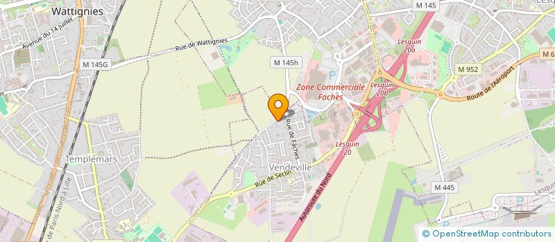 localisation de l'entreprise MIANACT  VENDEVILLE