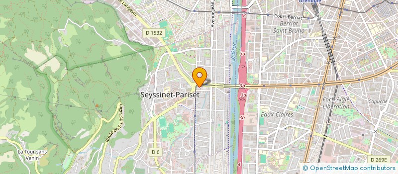 localisation de l'entreprise MIAO GESTION à SEYSSINET-PARISET