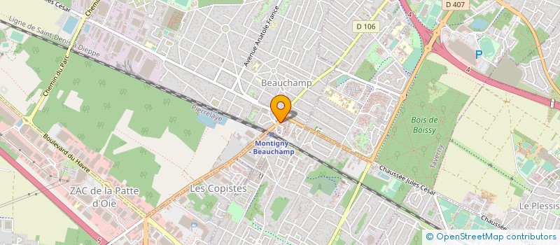 localisation de l'entreprise MIASON MAYA  BEAUCHAMP