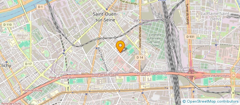 localisation de l'entreprise MIASOURYA à SAINT-OUEN-SUR-SEINE