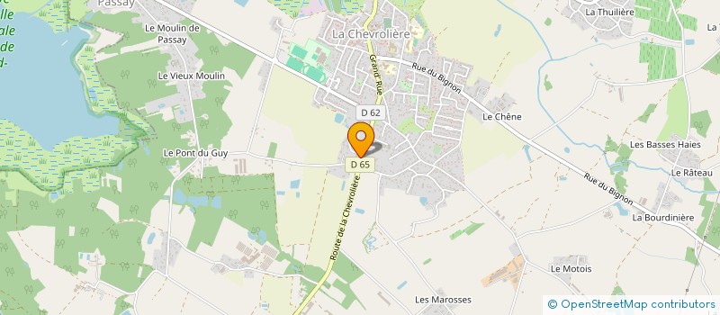 localisation de l'entreprise MIAU ET CO  LA CHEVROLIERE