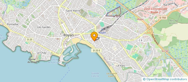 localisation de l'entreprise MIAUX PLOUGONVEN INDIVISION  ROYAN