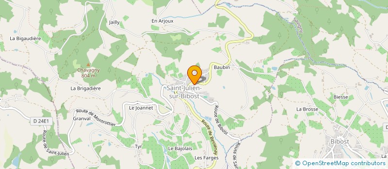 localisation de l'entreprise MIB  SAINT-JULIEN-SUR-BIBOST