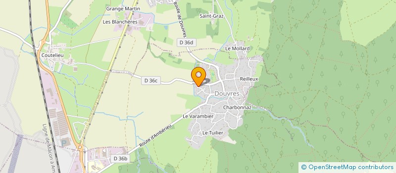 localisation de l'entreprise MIB  DOUVRES