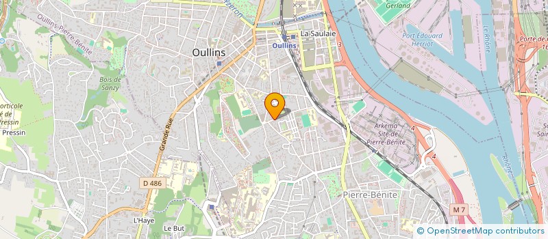 localisation de l'entreprise MIB  OULLINS-PIERRE-BENITE