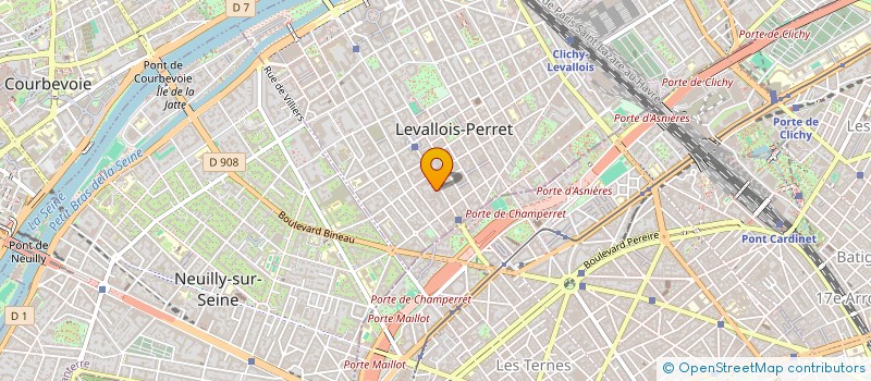 localisation de l'entreprise MIB FRANCE - MOLITOR INTERNATIONAL BENEFITS à LEVALLOIS-PERRET