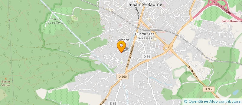localisation de l'entreprise MIBA à SAINT-MAXIMIN-LA-SAINTE-BAUME