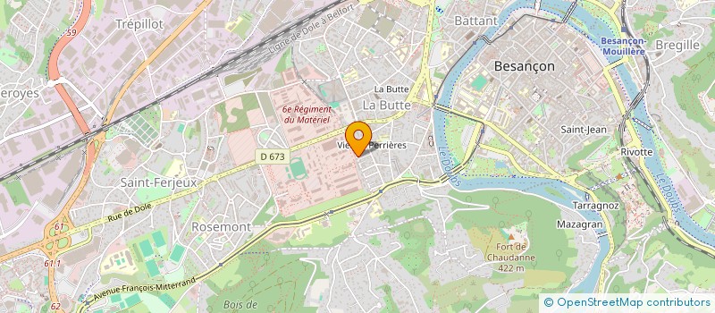 localisation de l'entreprise MIBEN à BESANCON