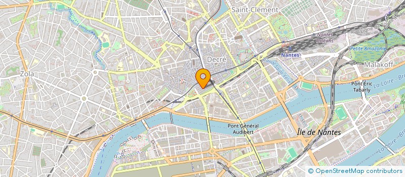 localisation de l'entreprise MIBLAN à NANTES