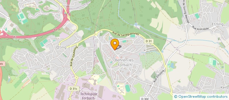 localisation de l'entreprise MIBOU  BEHREN-LES-FORBACH