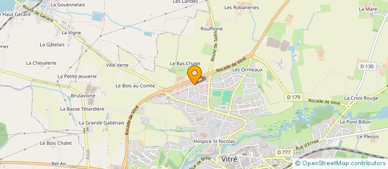 localisation de l'entreprise MIBOX à VITRE