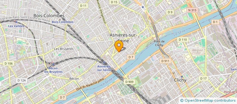 localisation de l'entreprise MIBOX à ASNIERES-SUR-SEINE