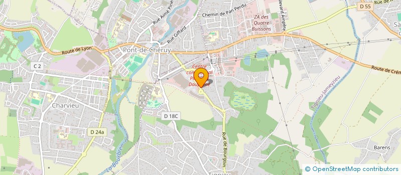 localisation de l'entreprise MIBT à TIGNIEU-JAMEYZIEU