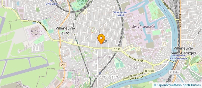 localisation de l'entreprise MIC  VILLENEUVE-LE-ROI