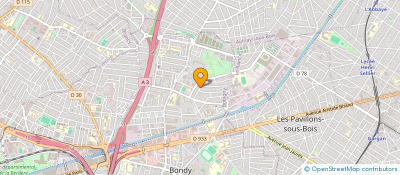 localisation de l'entreprise MIC & AU  BONDY