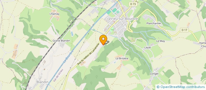 localisation de l'entreprise MIC ELEC - MAINTENANCE INSTALLATION ET CONCEPTION ELECTRIQUES  VAL-DE-VIRIEU