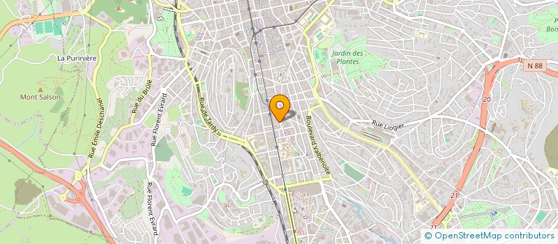 localisation de l'entreprise MIC MAC EVENT  SAINT-ETIENNE