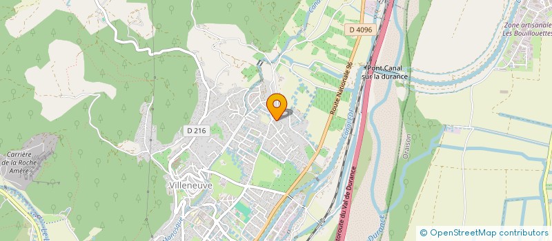 localisation de l'entreprise MIC-MAC IMMO  VILLENEUVE