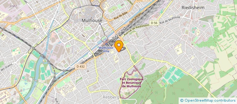 localisation de l'entreprise MIC-MAG SARL  MULHOUSE