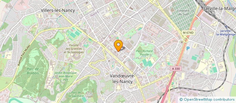 localisation de l'entreprise MIC ON STREET  VANDUVRE-LES-NANCY