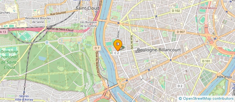 localisation de l'entreprise MICA 1 à BOULOGNE-BILLANCOURT