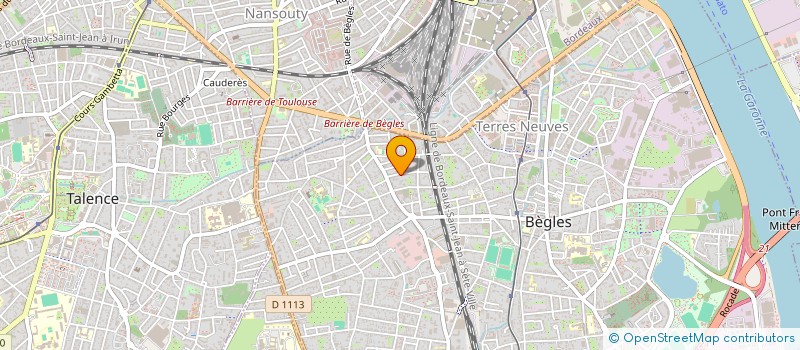 localisation de l'entreprise MICA  BEGLES