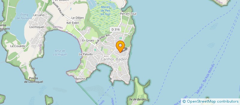 localisation de l'entreprise MICA  LARMOR-BADEN