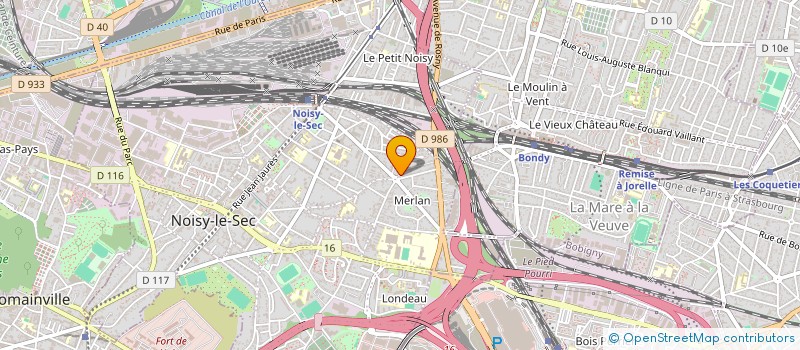 localisation de l'entreprise MICA à NOISY-LE-SEC