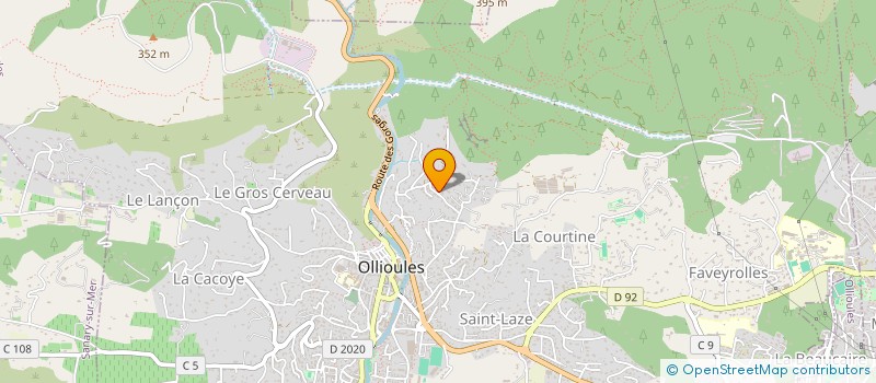 localisation de l'entreprise MICA à OLLIOULES