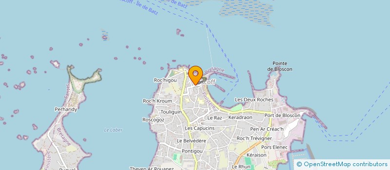 localisation de l'entreprise MICA à ROSCOFF