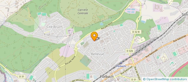 localisation de l'entreprise MICA  FORBACH