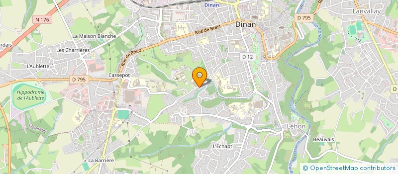 localisation de l'entreprise MICA  DINAN