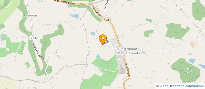 localisation de l'entreprise MICA ENTREPRISES  CASTELNAUD-DE-GRATECAMBE
