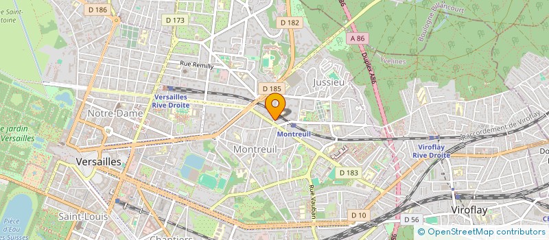 localisation de l'entreprise MICA1 à VERSAILLES