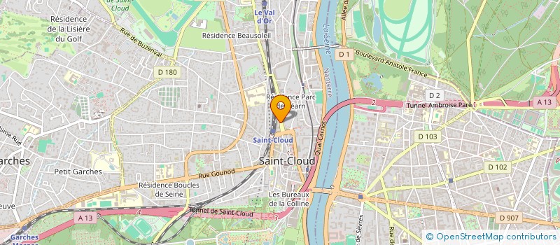 localisation de l'entreprise MICAAF à SAINT-CLOUD