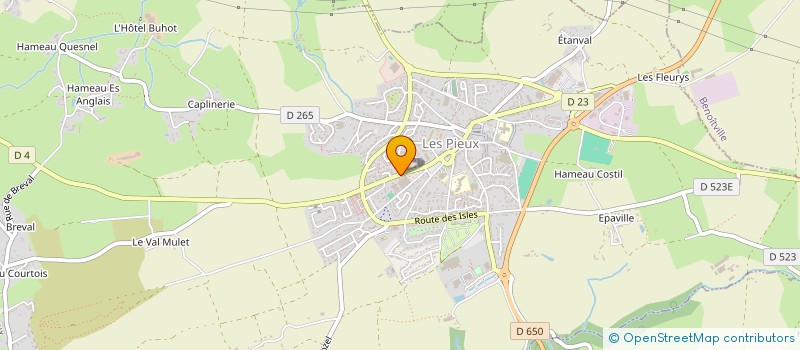 localisation de l'entreprise MICADIF à LES PIEUX